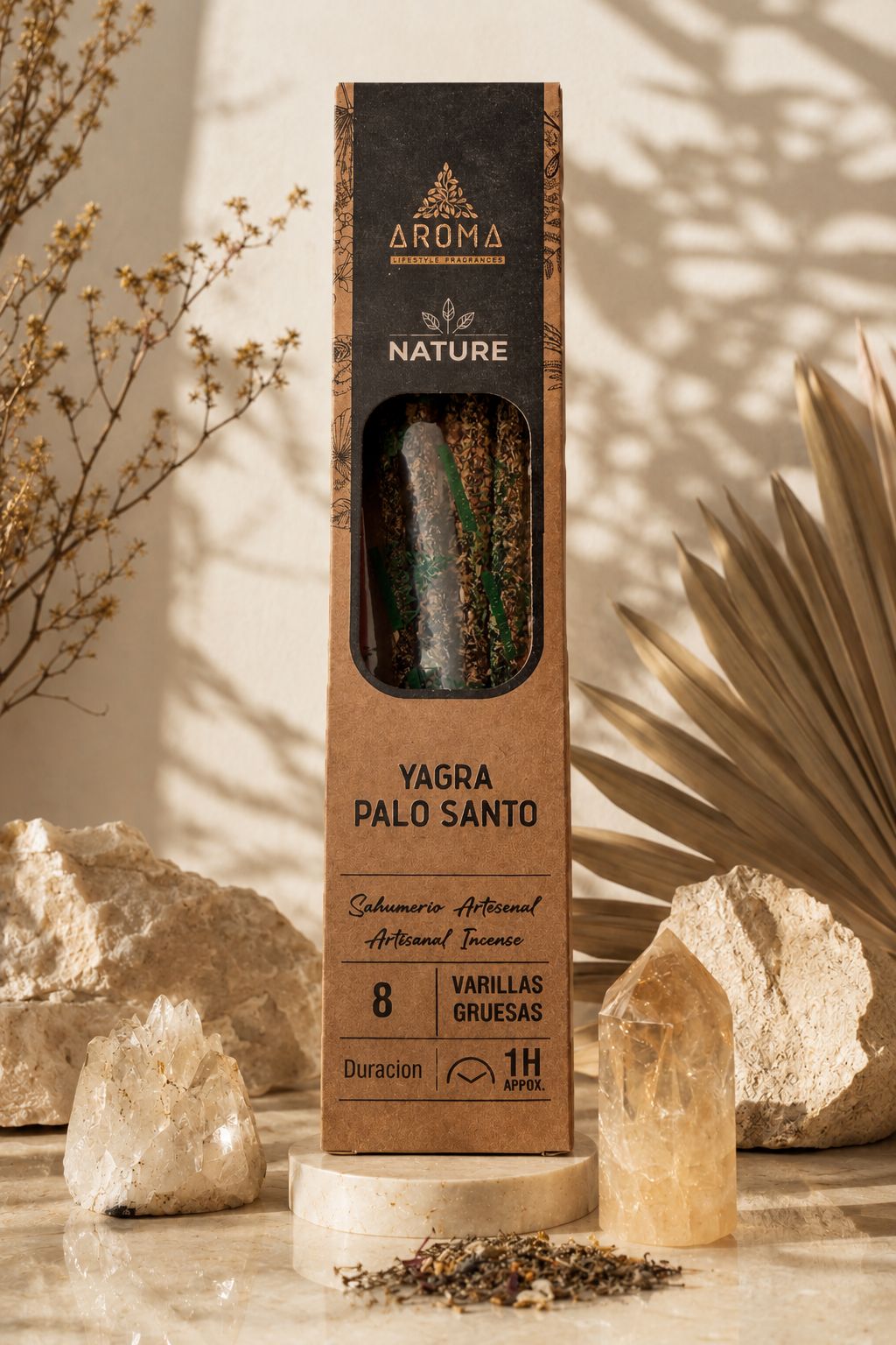 Incienso de yagra y palo santo