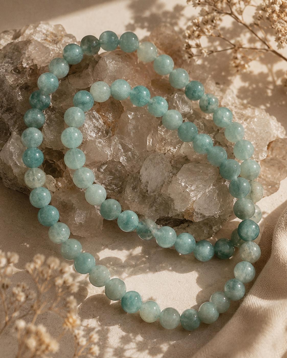 Pulsera amazonita 6mm