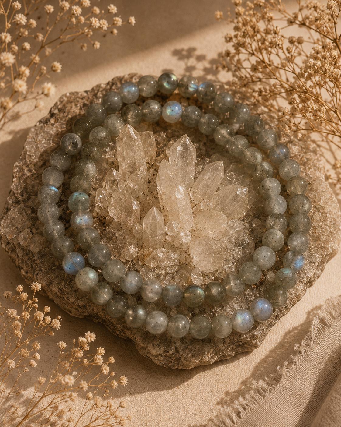 Pulsera labradorita 6mm