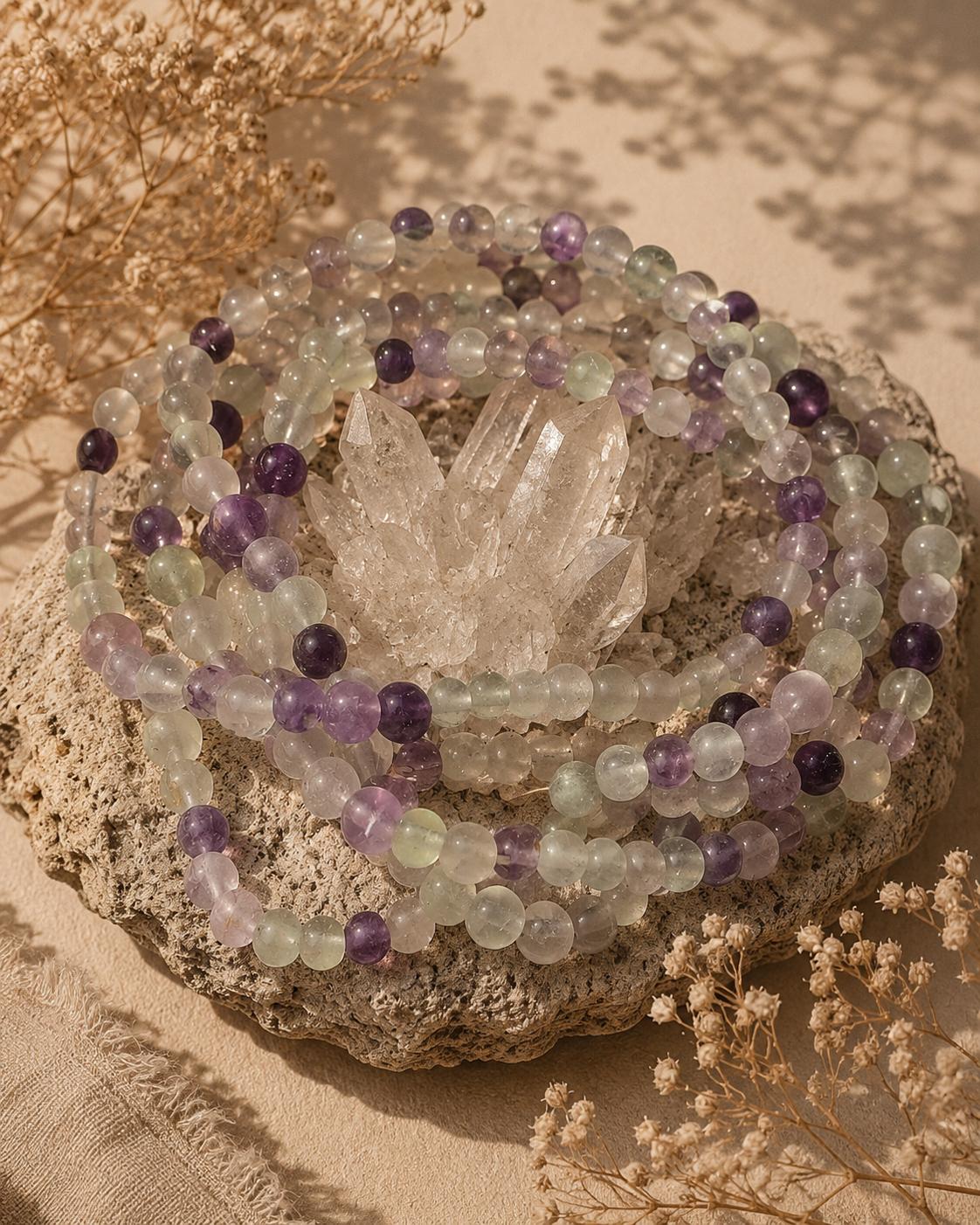 Pulsera fluorita 6mm