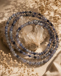 Pulsera iolita 4mm facetada