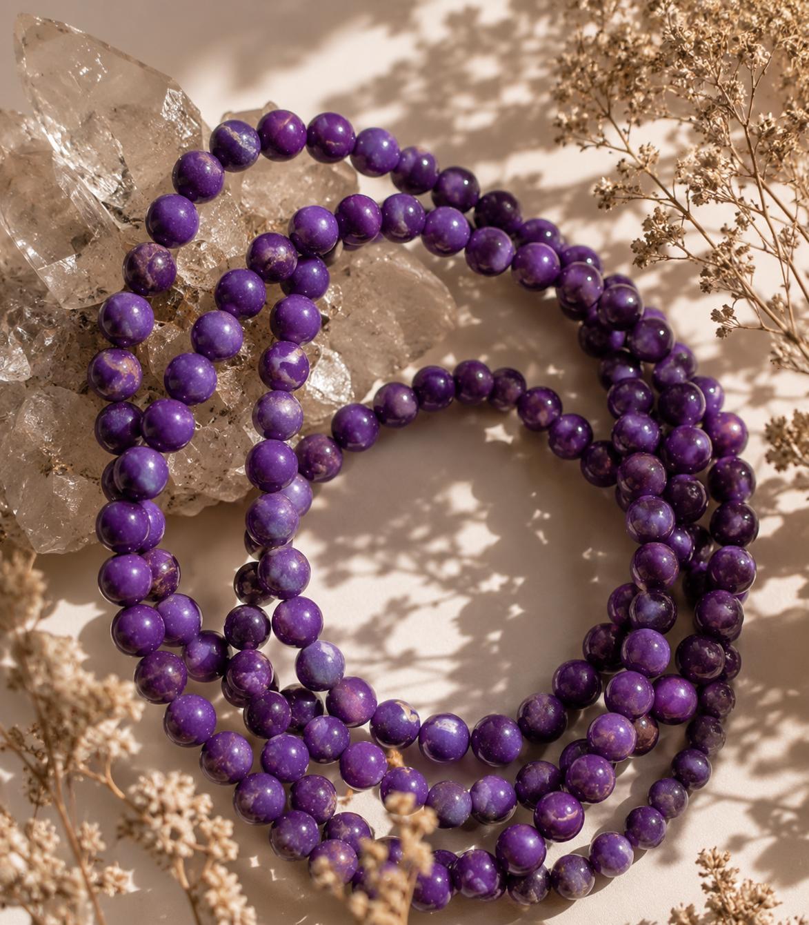 Pulsera purpurita 4mm